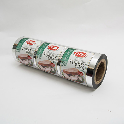 พิมพ์ฝาปิดฟิล์ม Easy Peel PET/VMPET/PE ซีลกับฟิล์มเทอร์โมฟอร์ม APET/PE ถาด
