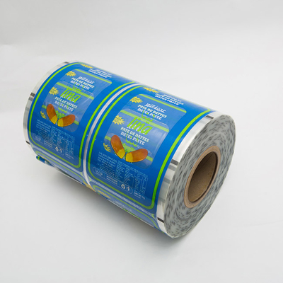 PET PE Lidding 340mm Evoh ฟิล์มบรรจุภัณฑ์อาหารพิมพ์สีสำหรับซีลล็อคถาดพลาสติก