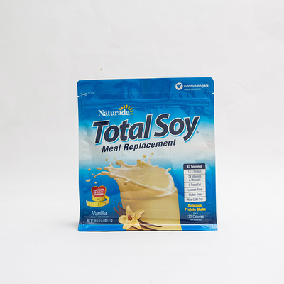 100g 250g ถุงก้นแบนบรรจุภัณฑ์ถุงซิปล็อคแบบกำหนดเองพร้อมโลโก้ Ziplock
