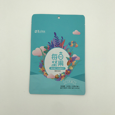 200 ไมครอน 750 กรัม 1 กก. ถุงก้นแบนกระเป๋าใส่กล่องสำหรับถั่ว Zip Lock
