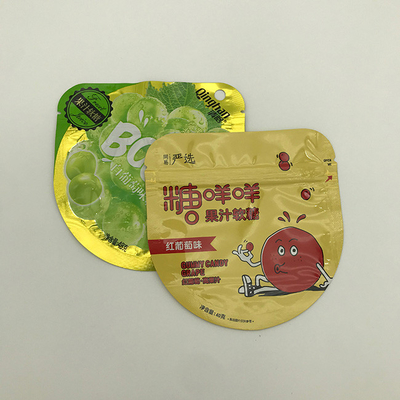 PET CPP Leakproof Custom Shaped Bags ซิปล็อคพลาสติก VMPET