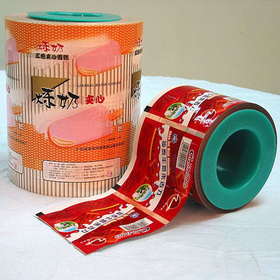 ม้วนฟิล์มพลาสติก VMPET 2 ชั้นสำหรับบรรจุภัณฑ์อาหารห่อโพลีเอทิลีนสำหรับเค้ก