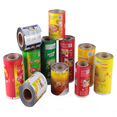 104 ไมครอน VMPET PE ฟิล์มบรรจุภัณฑ์พลาสติกชิปผลไม้ฟิล์มห่ออาหารพลาสติก