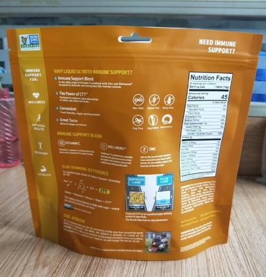 100% PE 7.9OZ ถุงบรรจุภัณฑ์อาหารรีไซเคิลได้พิมพ์ถุงอาหารผนึกแบบกำหนดเอง