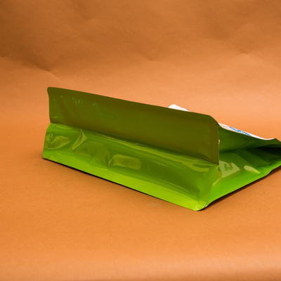 Vmpet 120mm Side Gusset Flat Bottom Bags Pouch 130 Microns โภชนาการมังสวิรัติ
