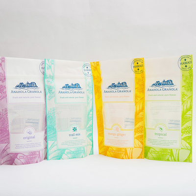 24OZ Anahola Granola ถุงพลาสติกแบบกำหนดเองสำหรับอาหาร ถุงพลาสติกบรรจุอาหาร