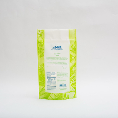 24OZ Anahola Granola ถุงพลาสติกแบบกำหนดเองสำหรับอาหาร ถุงพลาสติกบรรจุอาหาร