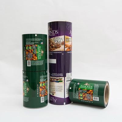 ฟิล์มคอมโพสิตอัลมอนด์ 5.5oz สำหรับบรรจุภัณฑ์อาหารม้วนห่อพลาสติกหด