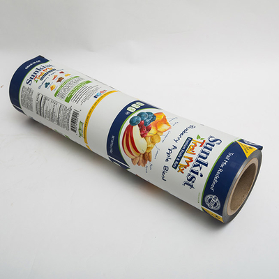 1oz Multilayer Stretch Compound บรรจุภัณฑ์อาหารฟิล์มม้วนพลาสติกสำหรับผลไม้แห้ง Chips