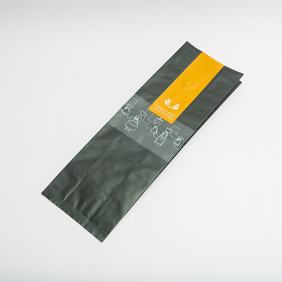 ถุงบรรจุกาแฟ 102 Mic พร้อมวาล์วอากาศ 500g บรรจุภัณฑ์แบบกำหนดเอง Stand Up Pouches