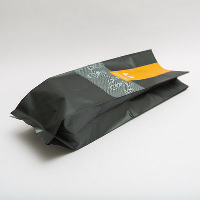 ถุงบรรจุกาแฟ 102 Mic พร้อมวาล์วอากาศ 500g บรรจุภัณฑ์แบบกำหนดเอง Stand Up Pouches