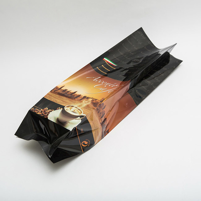ถุงบรรจุภัณฑ์กาแฟขนาด 1KG 90 มม. พิมพ์ล่วงหน้า Stand Up Pouches Food Grade