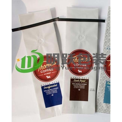 250g 500g ถุงบรรจุภัณฑ์กาแฟ AL7 1000g Quad Seal Coffee Bags