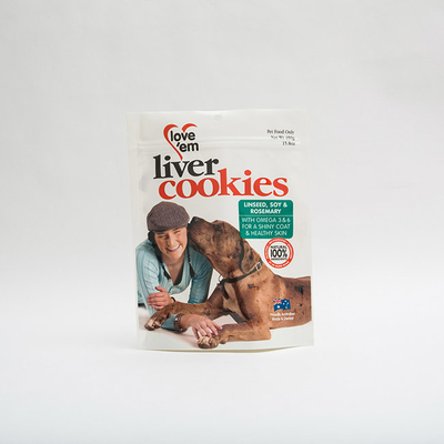 150g 70mm Stand Up Pouches บรรจุภัณฑ์แบบกำหนดเอง Small Dog Treat ถุงบรรจุภัณฑ์