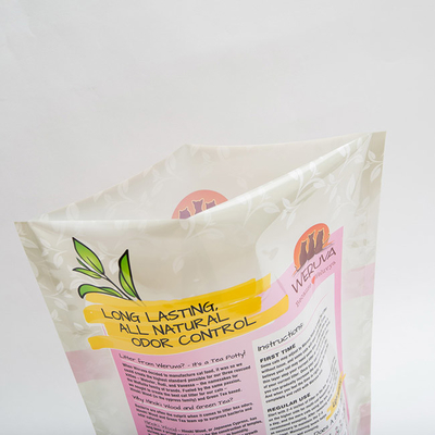 6.7lb Cat Stand Up Pouch ไม่มีซิป No Hang Hole Resealable Dog Treat Bags